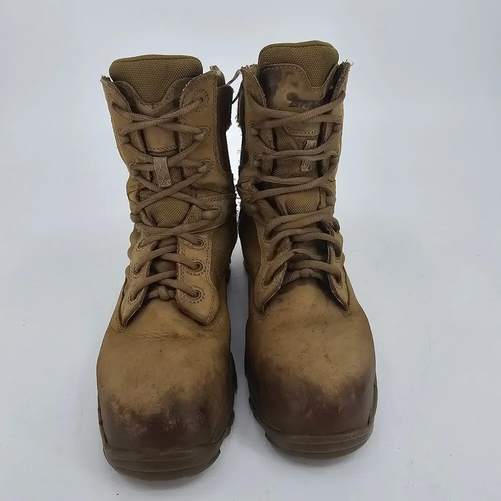 BATES GX-8 Waterproof Composite Toe Coyote Side Zip Boots E04272 Men's 7.5